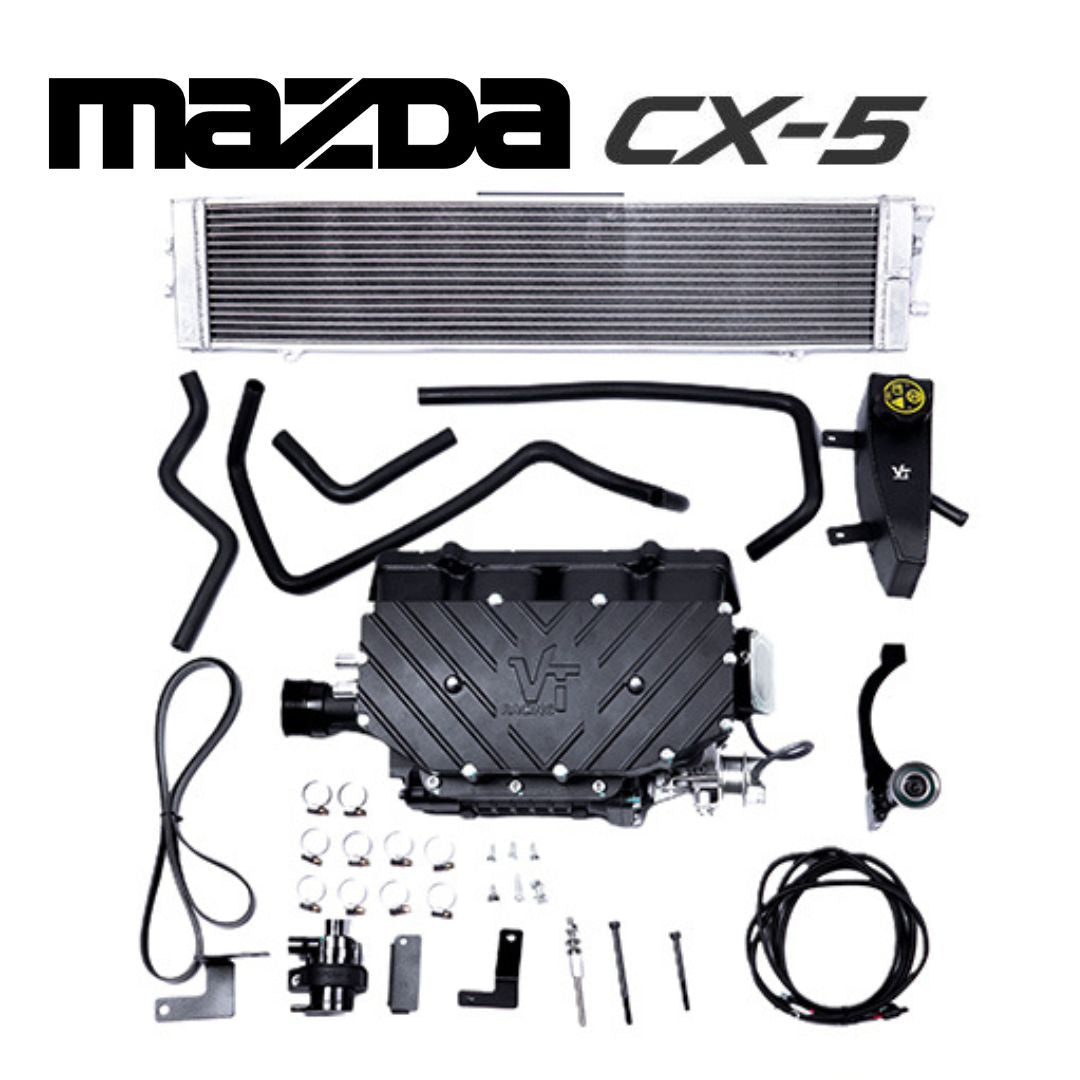 VT Racing 2013-22 Model Year Mazda CX-5 2.0 Twin Screw Supercharger Kit