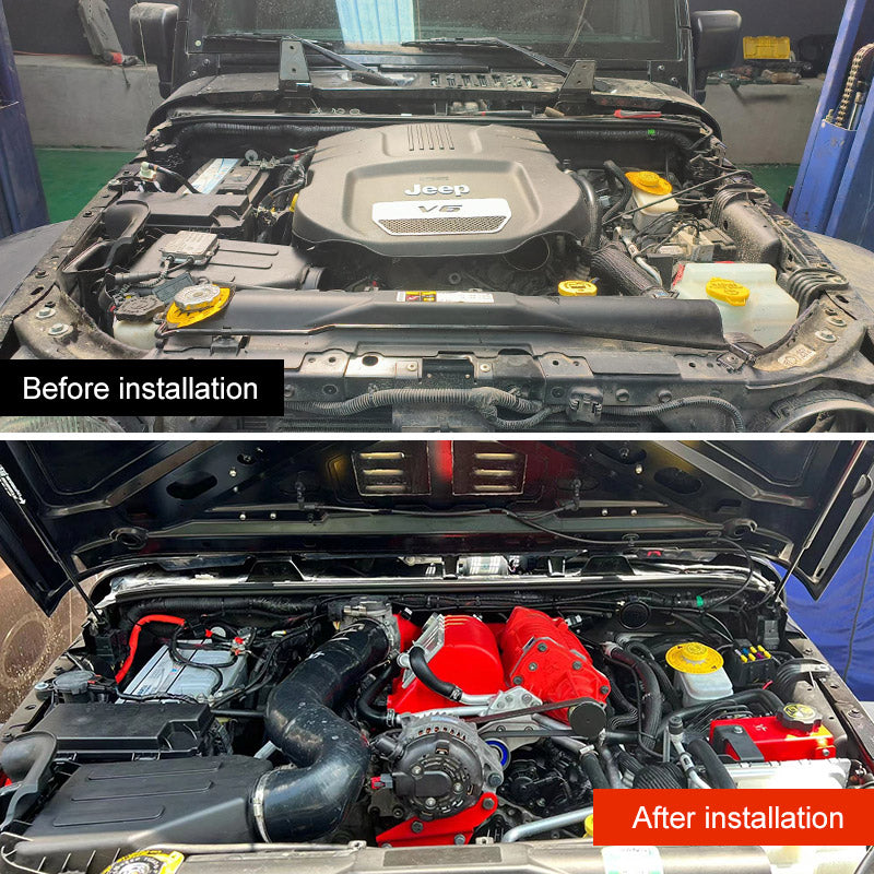 Jeep Wrangler 3.6L V6 Supercharger Kit  2012 and newer